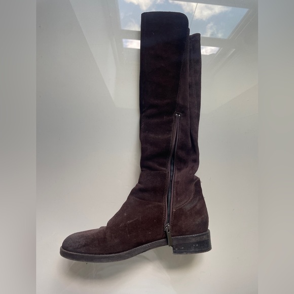 Suede Riding Boots - Picture 3 of 6